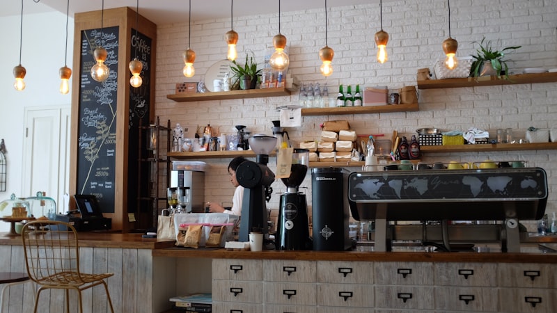 Cafe counter
